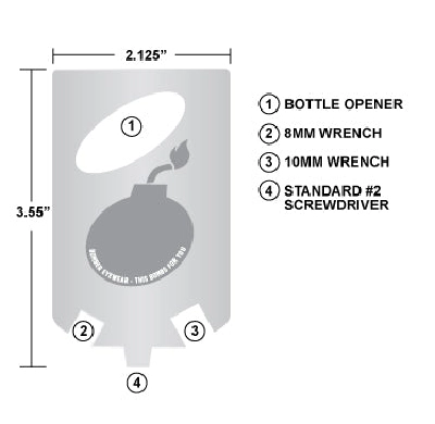 4 in One Multipurpose Beer Bottle Opener 2