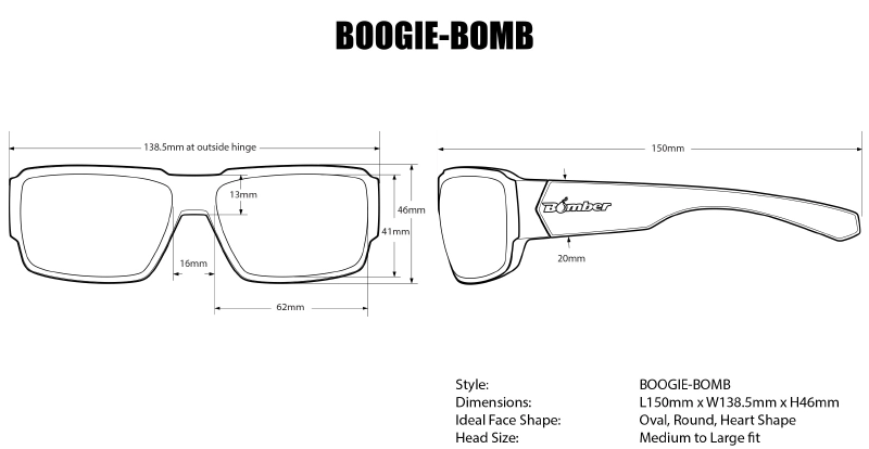 BOOGIE Safety - Bifocals Light Blue 6